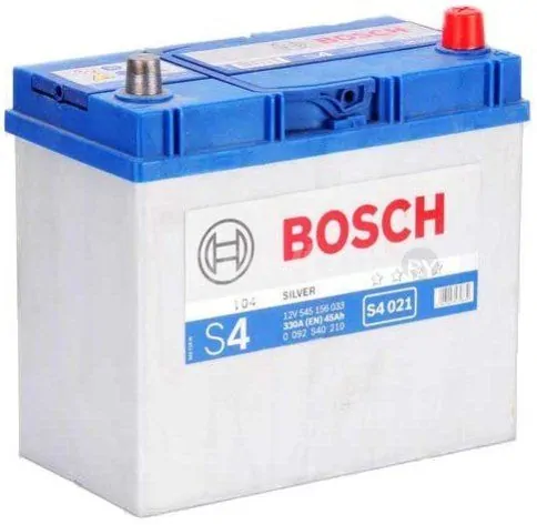 Автомобильный аккумулятор Bosch S4 021 (545156033) 45 А/ч JIS