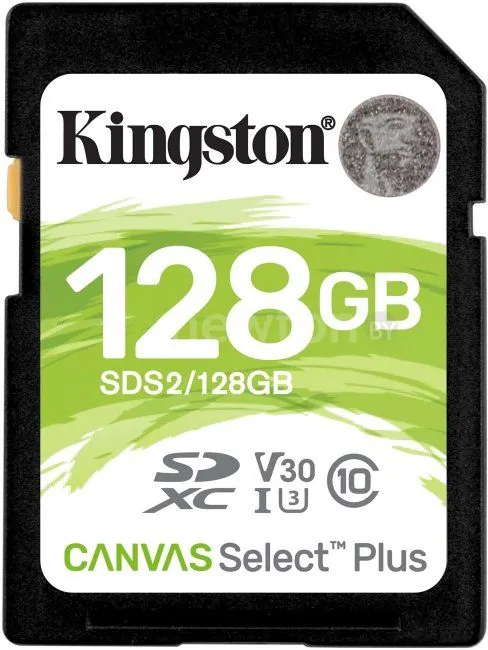 Карта памяти Kingston Canvas Select Plus SDXC 128GB SDS2/128GB