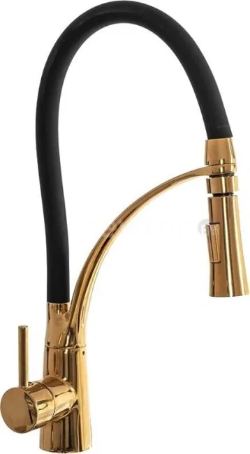 Смеситель Pea Gaspar K001775 (черный/золотой)