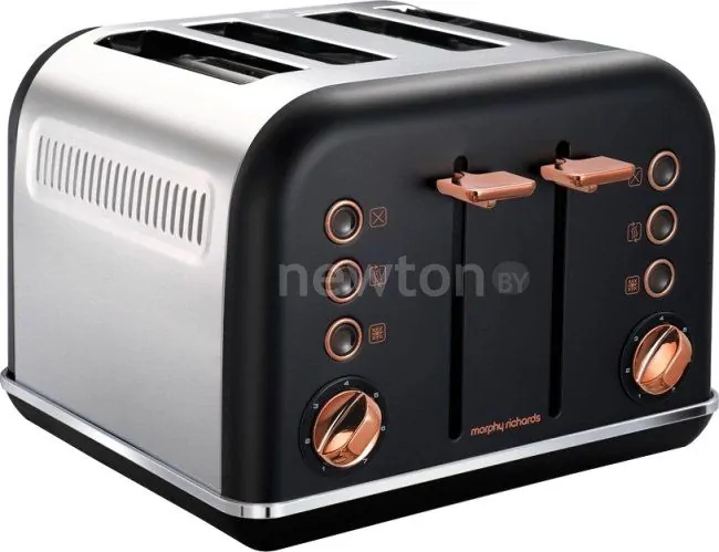 Тостер Morphy Richards Accents Rose Gold Schwarz 242104EE