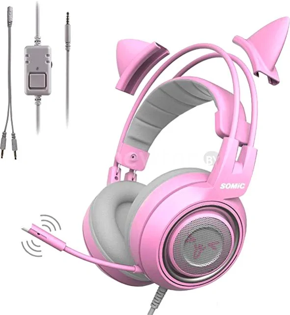 Наушники Somic G951S (розовый)