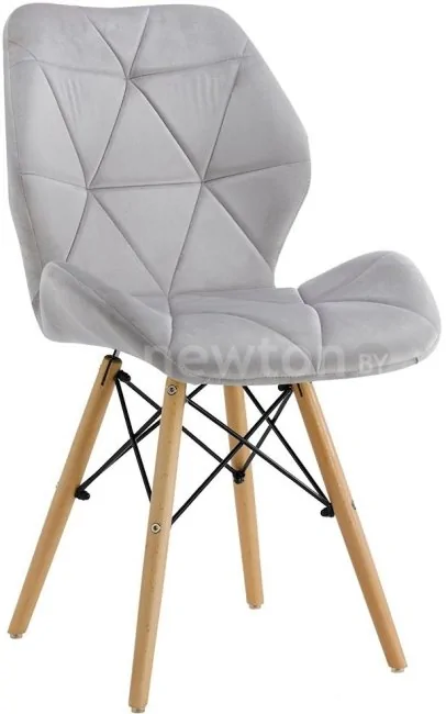 Стул Atreve Big Eliot Velvet (светло-серый)