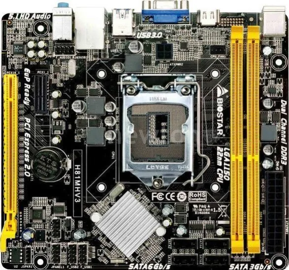 Материнская плата BIOSTAR H81MHV3 Ver. 7.x