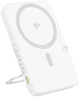 Внешний аккумулятор Baseus PicoGo Qi2 Magnetic Power Bank 5000mAh 20W (белый)