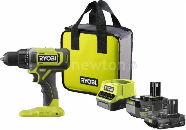 Дрель-шуруповерт Ryobi RDD18-2C415S 5133005612 (с 2-мя АКБ, сумка)