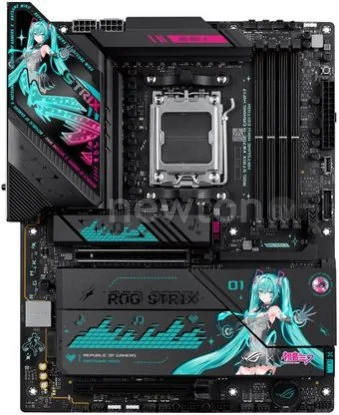 Материнская плата ASUS Rog Strix X870E-H Gaming WiFi7 Hatsune Miku Edition