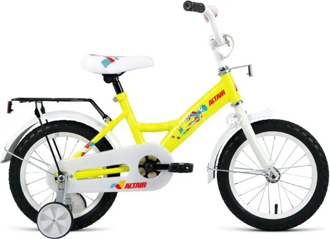 Детский велосипед Altair Kids 14 (желтый, 2019)