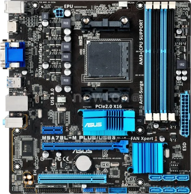 Материнская плата ASUS M5A78L-M PLUS/USB3