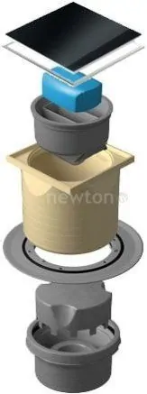 Трап/канал Pestan Confluo Standard Vertical Dry Black Glass