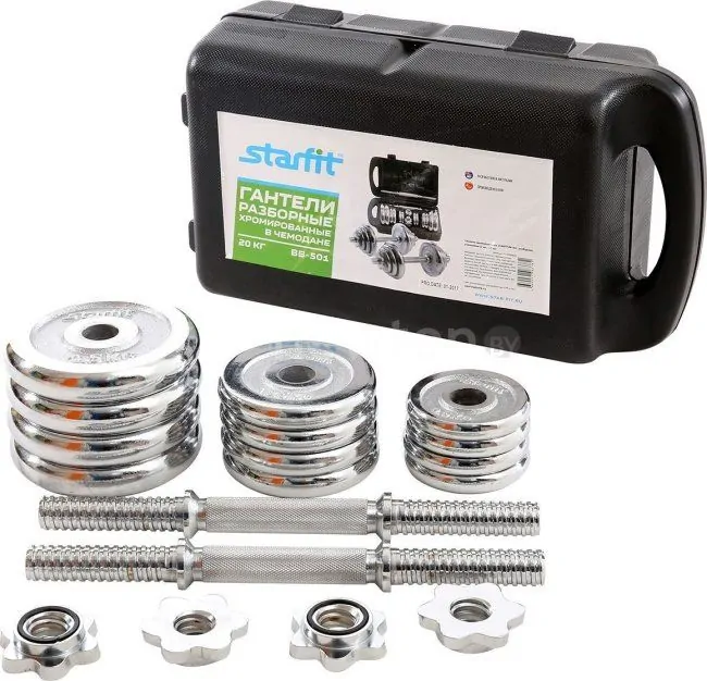 Набор гантелей Starfit BB-501 2x10 кг