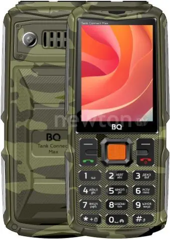 Кнопочный телефон BQ 2830L Tank Connect Max (камуфляж/темно-серый)