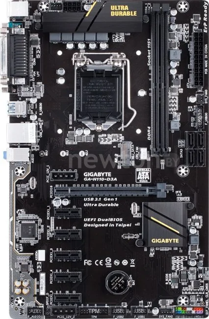 Материнская плата Gigabyte GA-H110-D3A (rev. 1.0)