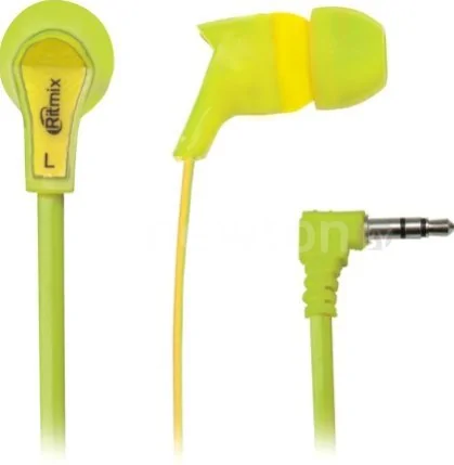 Наушники Ritmix RH-013 Green-Yellow