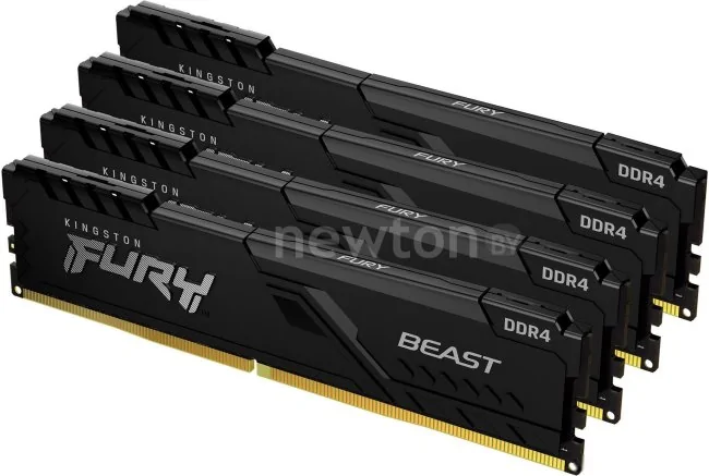 Оперативная память Kingston FURY Beast 4x4GB DDR4 PC4-21300 KF426C16BBK4/16