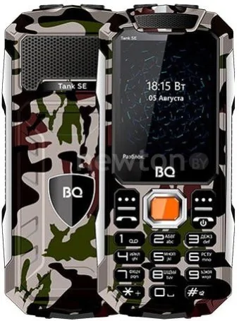Кнопочный телефон BQ BQ-2432 Tank SE (армейский зеленый)