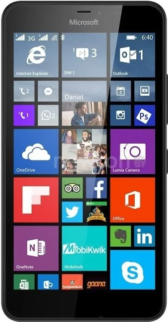 Телефон Microsoft Lumia 640 XL Dual SIM Black