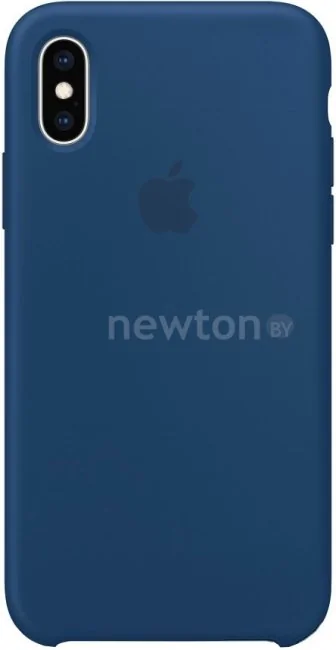 Чехол Apple Silicone Case для iPhone XS Blue Horizon