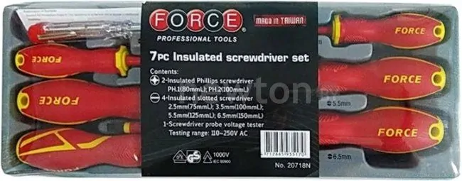 Набор отверток Force 20718N (7 предметов)