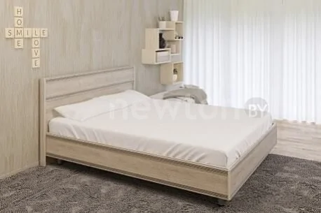 Кровать Лером Карина КР-2003-ГС 160x200 (гикори джексон светлый)