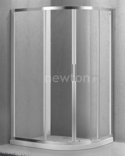 Душевой уголок BelBagno SELA-RH-2-100/80-Ch-Cr 100x80 (стекло шиншилла)