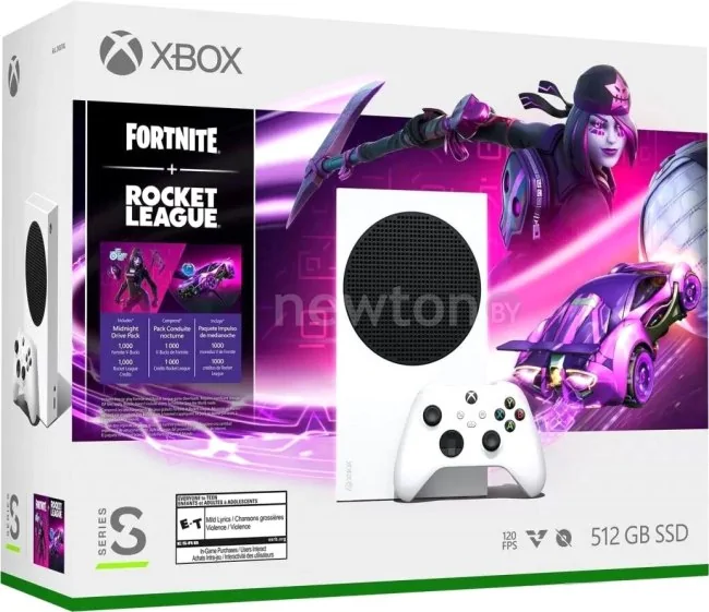 Игровая приставка Microsoft Xbox Series S Fortnite + Rocket League
