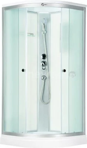 Душевая кабина Saniteco SN-8005W 100x100 (матовое стекло)