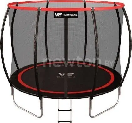Батут V2 Trampoline Redline 10FT 312 см (с внешней сеткой и лестницей)