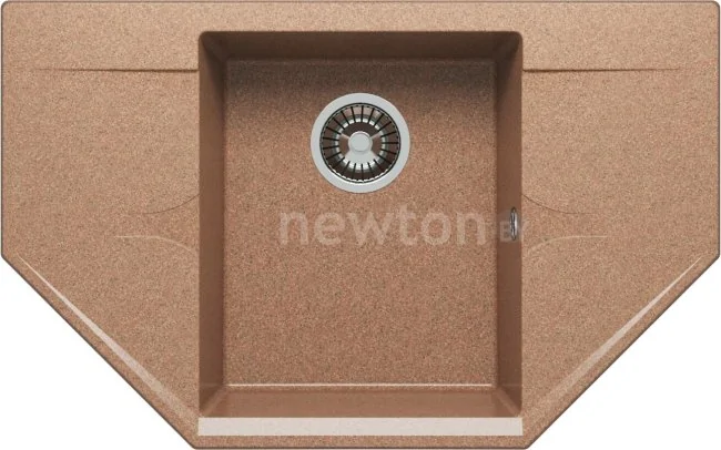 Кухонная мойка Polygran Riff-800 (терракот 307)