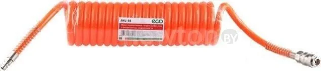 Спиральный шланг ECO AHU-58 (оранжевый, 8 мм, 10 м)