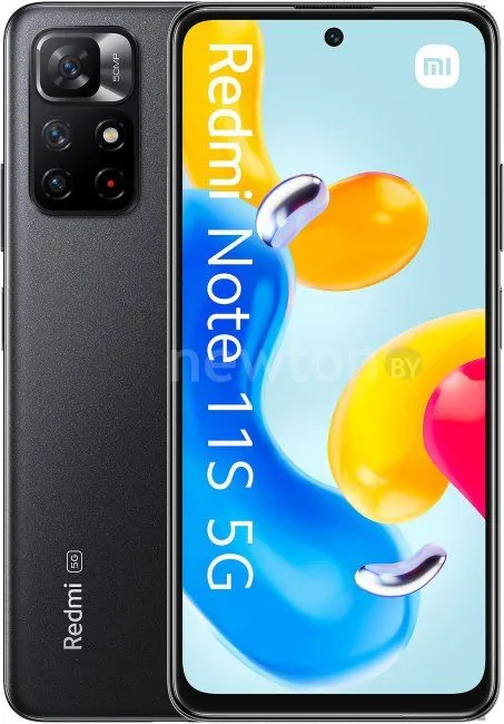 Телефон Xiaomi Redmi Note 11S 5G 4GB/64GB международная версия (черный)
