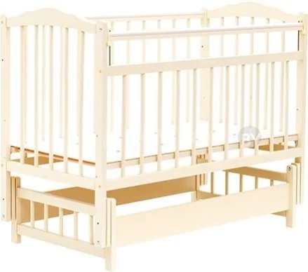 Классическая детская кроватка Bambini М.01.10.11 (слоновая кость)