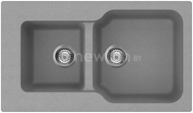 Кухонная мойка Omoikiri Maru 86-2 GR (leningrad grey)