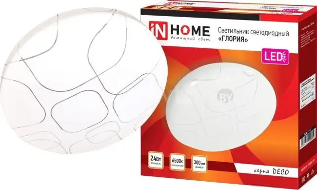 Люстра-тарелка In Home Deco 24 Вт 6500 К (глория)