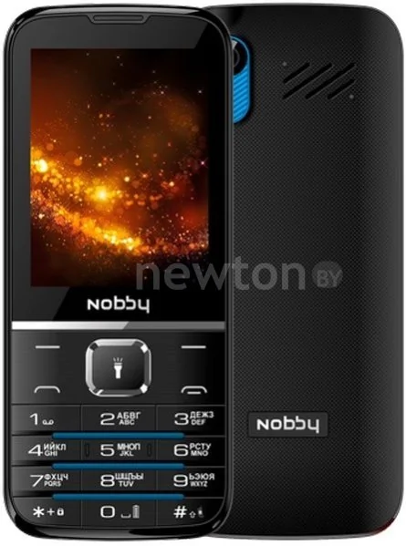 Телефон Nobby 310 (черный/синий)
