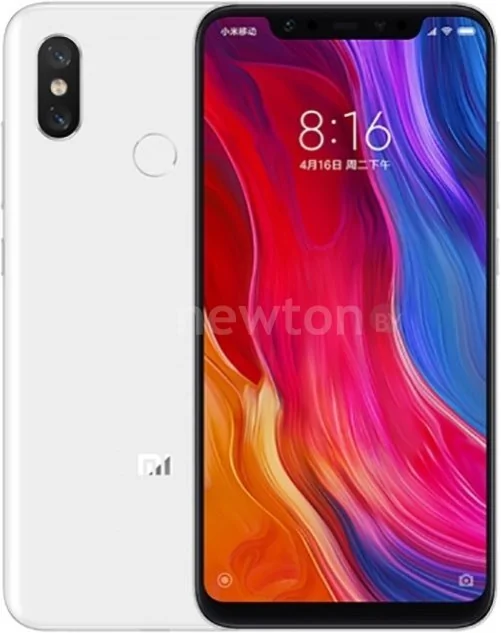 Телефон Xiaomi Mi 8 6GB/64GB международная версия (белый)
