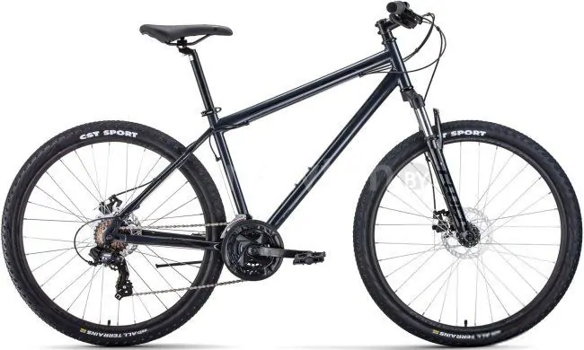 Велосипед Forward Sporting 27.5 2.0 disc р.17 2020 (серый)