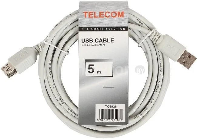 Удлинитель Telecom TC6936-5MO-GY
