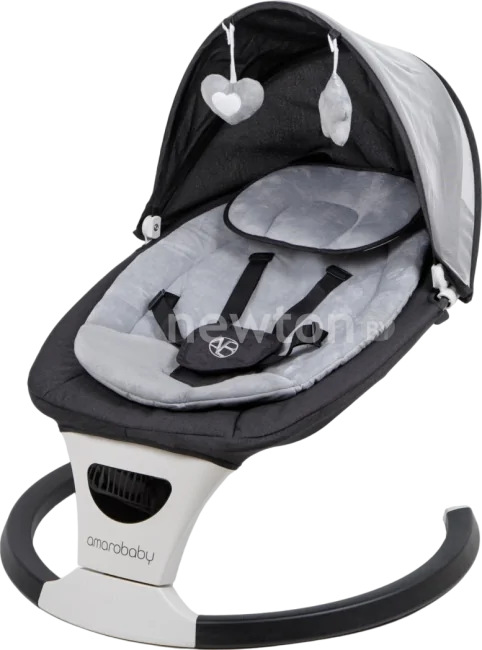 Детские шезлонги и качалки Amarobaby Teddy Swing AB24-22TED/09 (черный)