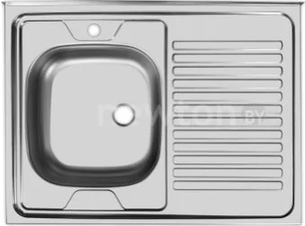 Кухонная мойка Ukinox Стандарт STD800.600 4C 0L (с сифоном)