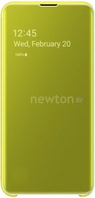 Чехол Samsung Clear View Cover для Samsung Galaxy S10e (желтый)