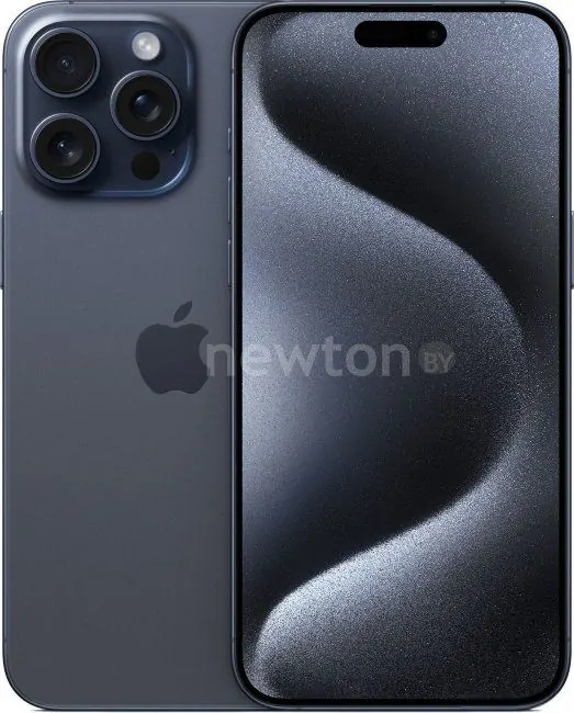 Телефон Apple iPhone 15 Pro Max 1TB (синий титан)