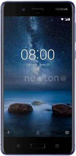 Телефон Nokia 8 Dual SIM (глянцевый индиго)