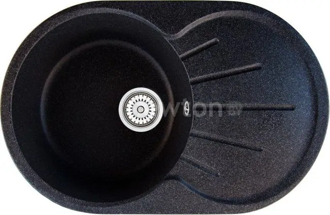 Кухонная мойка Berge BR-7501 (черный матовый)