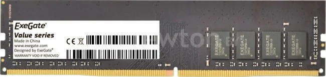 Оперативная память ExeGate Value 16GB DDR4 PC4-19200 EX283086RUS