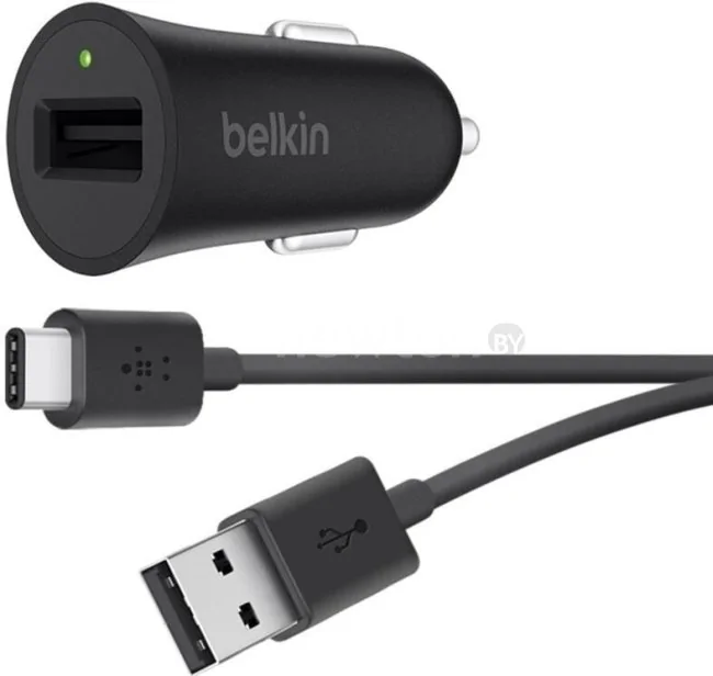 Автомобильное зарядное Belkin F7U032bt04-BLK