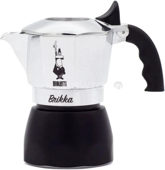 Гейзерная кофеварка Bialetti New Brikka с клапаном (2 порции)