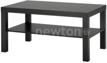 Журнальный столик Ikea Лакк (черный/коричневый) 703.985.82