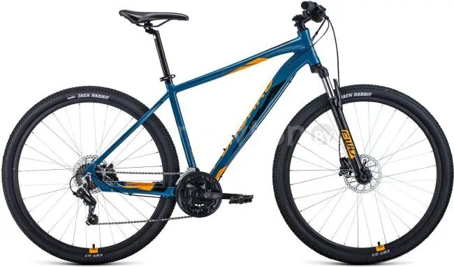 Велосипед Forward Apache 29 3.0 HD р.19 2022 (бирюзовый/оранжевый)