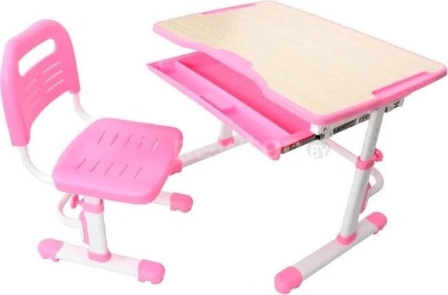 Парта Fun Desk Vivo (розовый)