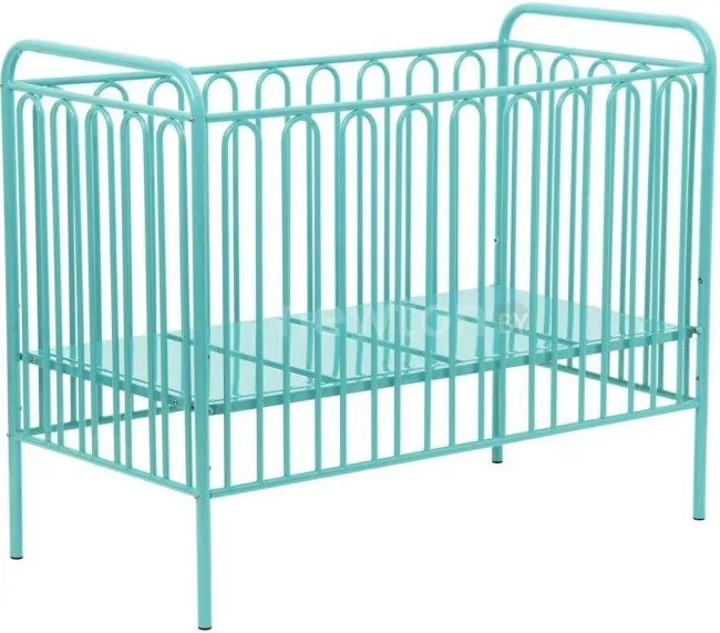 Классическая детская кроватка Polini Kids Vintage 150 (бирюзовый)